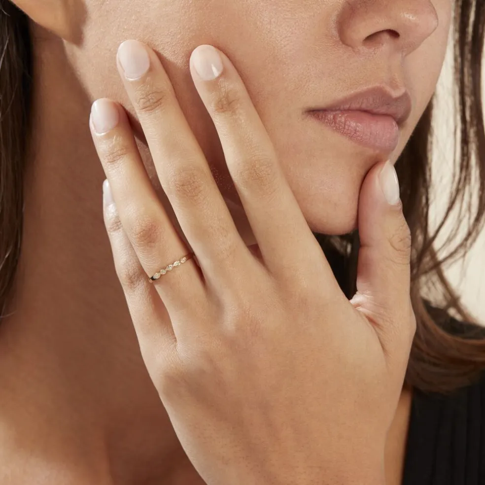 Bague Or Jaune Terance Diamants