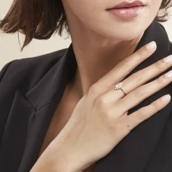 Bague Or Jaune Vladimira Oxyde De Zirconium