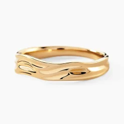 Bague Oree Plaqué Or Jaune