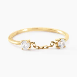 Bague Orion Or Jaune Oxyde De Zirconium