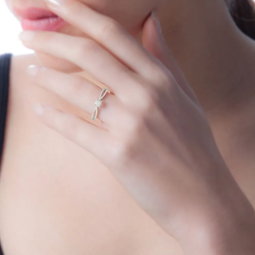 Bague Orphee Or Blanc Diamant