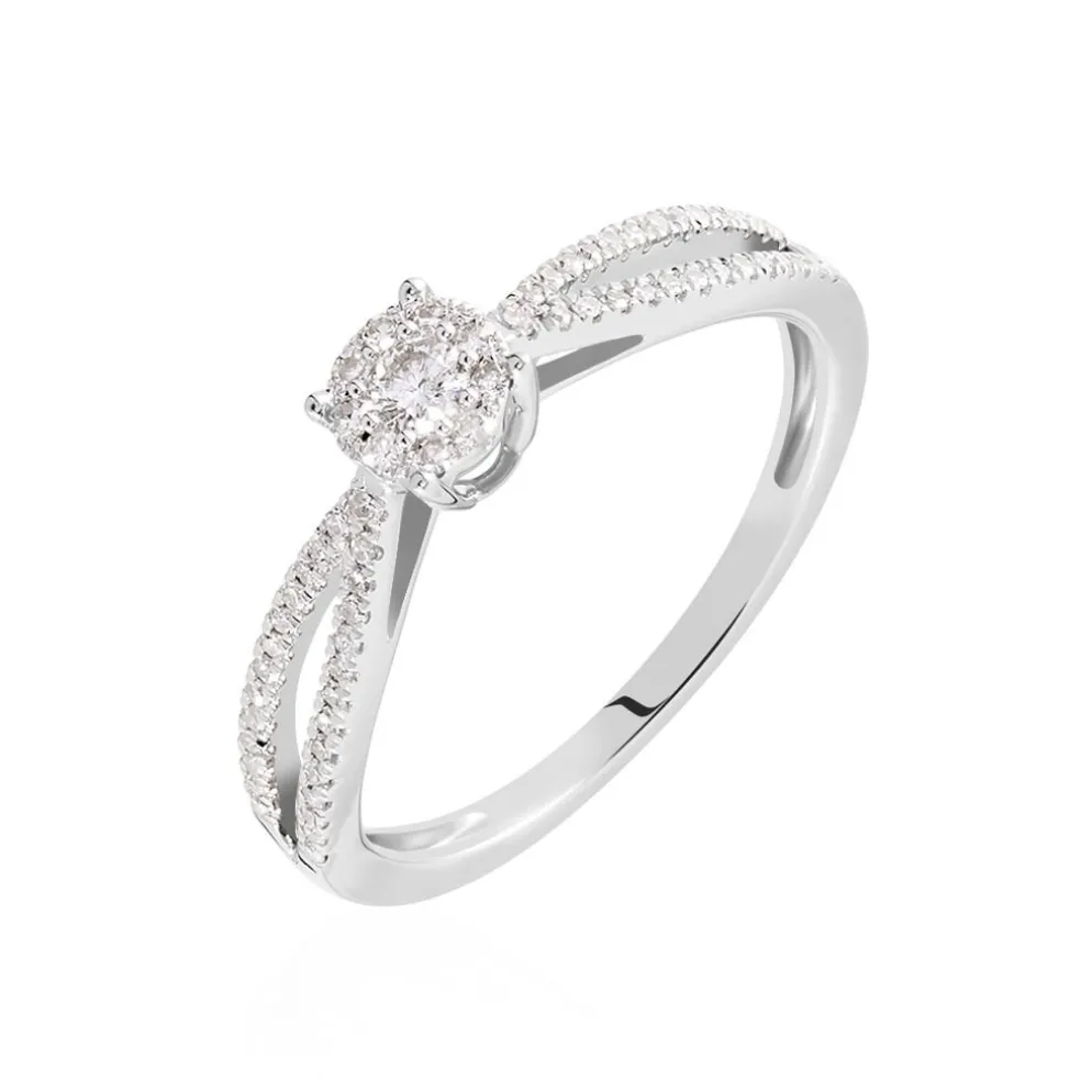 Bague Orphee Or Blanc Diamant