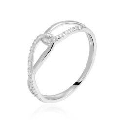 Bague Osanna Or Blanc Diamants