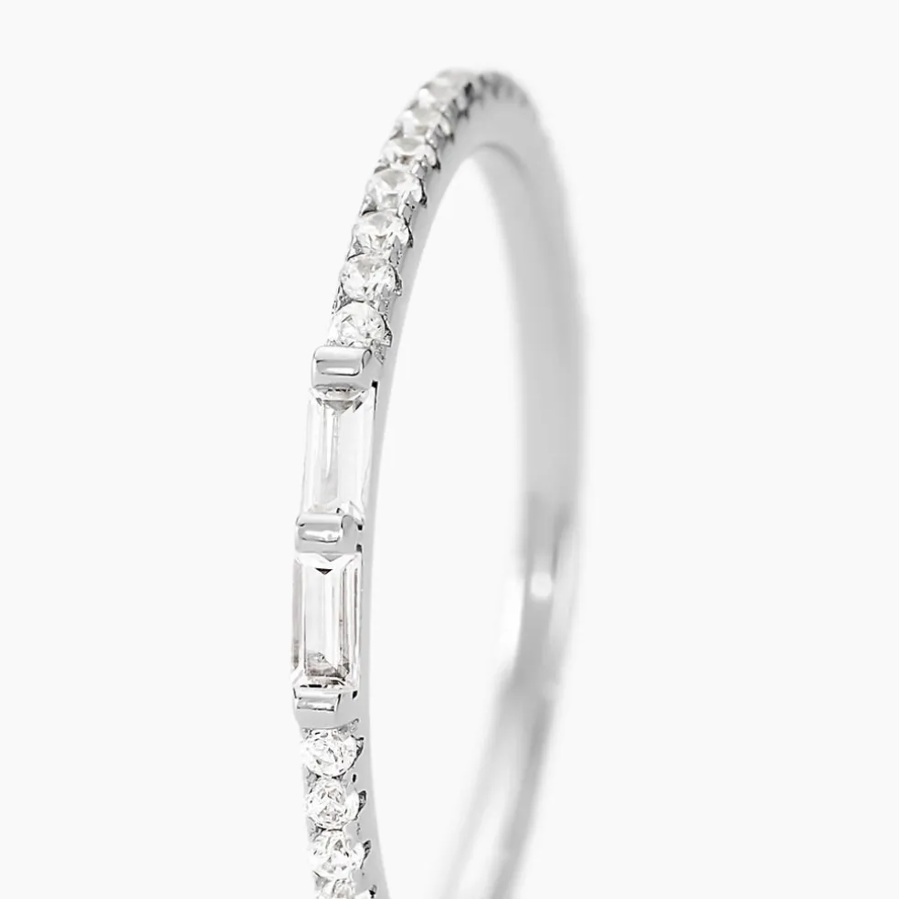 Bague Paoline Argent Blanc Oxyde De Zirconium