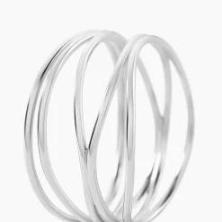Bague Paros Argent Blanc