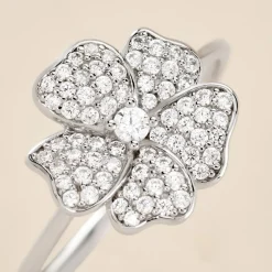 Bague Peppi Argent Blanc Oxyde De Zirconium