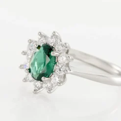 Bague Perez Argent Blanc Oxyde De Zirconium