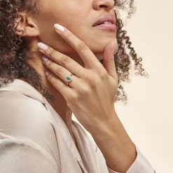 Bague Perez Argent Blanc Oxyde De Zirconium