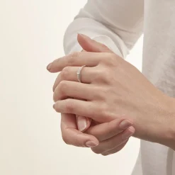 Bague Pernilla Argent Blanc Oxyde De Zirconium