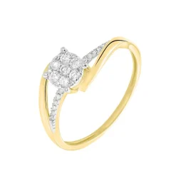 Bague Petunia Or Jaune Diamant