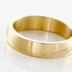 Bague Phebus Him Acier Dore