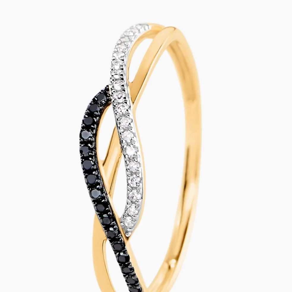 Bague Philomel Or Jaune Diamant