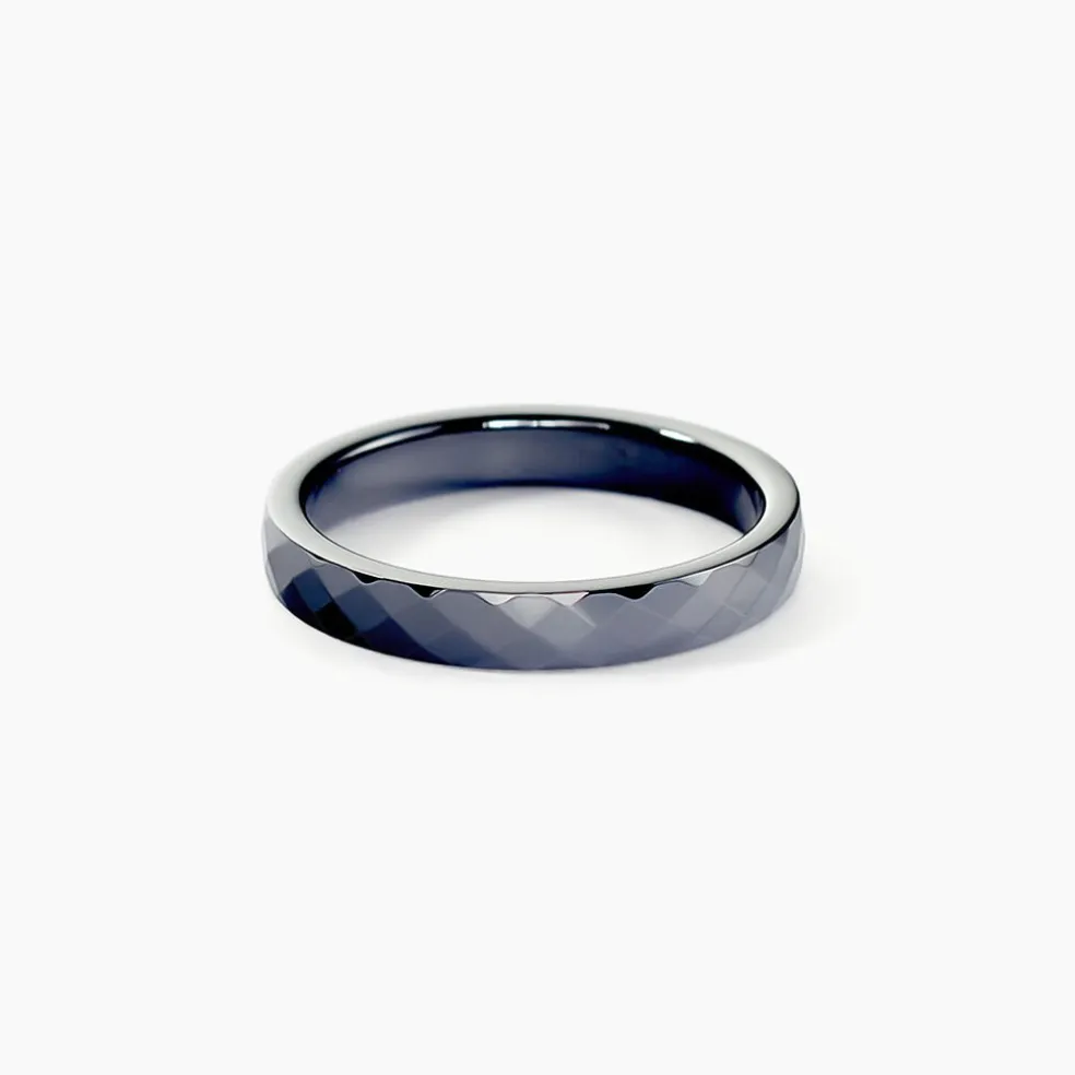 Bague Pilar Petite Ceramique Noir Céramique