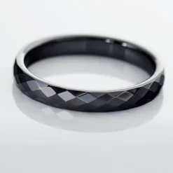 Bague Pilar Petite Ceramique Noir Céramique