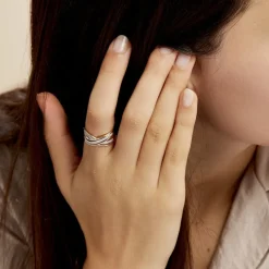 Bague Pivoine Or Jaune Diamant