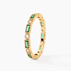 Bague Plaqué Or Etna Oxyde De Zirconium