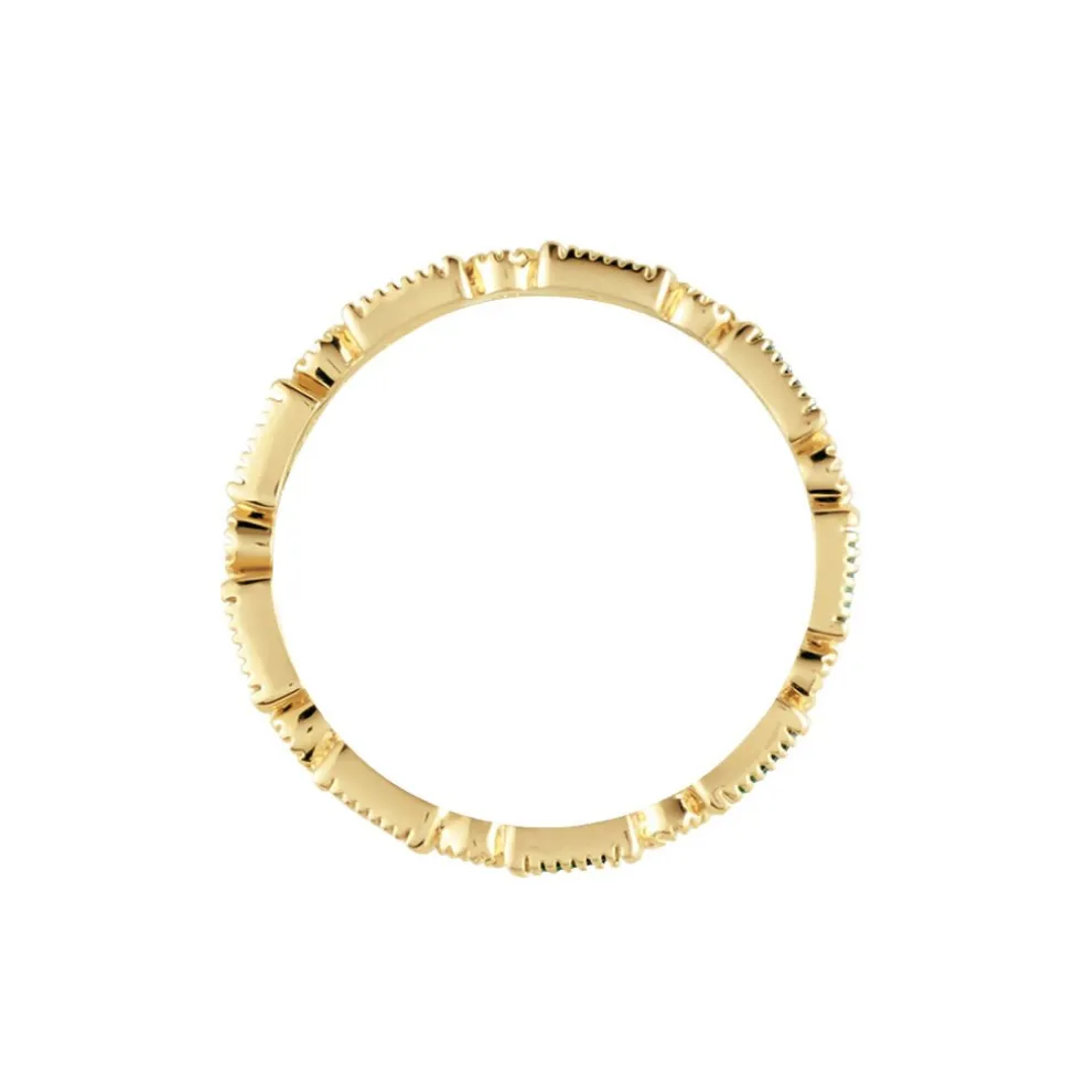 Bague Plaqué Or Etna Oxyde De Zirconium