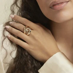 Bague Plaqué Or Jaune Chaili