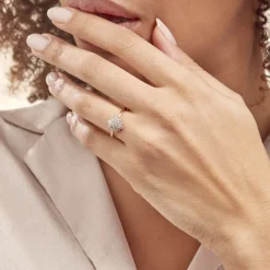 Bague Plaqué Or Sadoth Oxyde De Zirconium