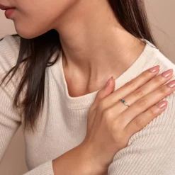 Bague Printemps Précieux Or Jaune Topaze Améthyste