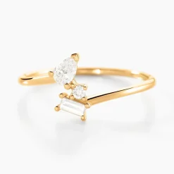 Bague Ptolema Or Jaune Diamant Synthétique