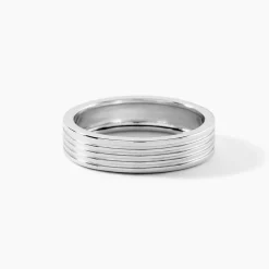 Bague Pulse Argent Blanc