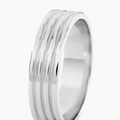 Bague Pulse Argent Blanc