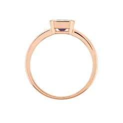 Bague Purple Mood Argent Rose Oxyde De Zirconium