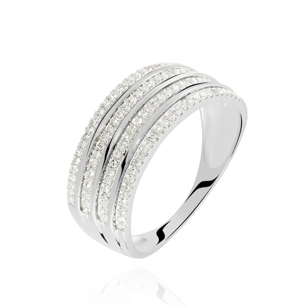 Bague Rayanna Or Blanc Diamant