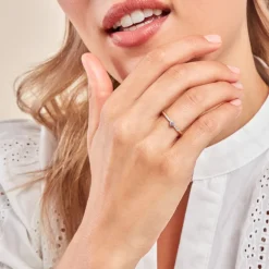 Bague Rebeckah Or Jaune Diamant Synthétique