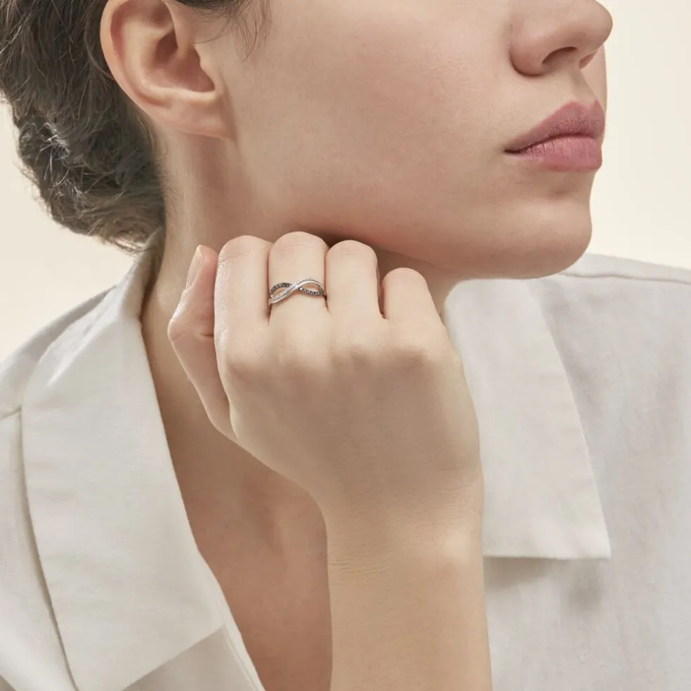 Bague Rejane Or Blanc Diamant