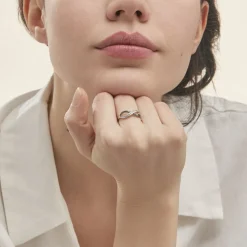 Bague Rejane Or Blanc Diamant