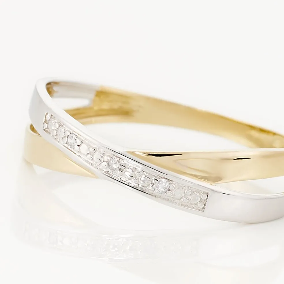 Bague Renda Or Jaune Diamant