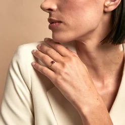 Bague Rhodolite Fever Or Jaune Rhodolite