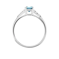 Bague Rio Argent Blanc Oxyde De Zirconium