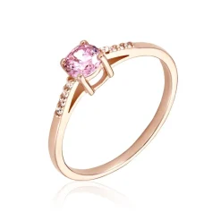 Bague Rio Argent Rose Oxyde De Zirconium