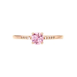 Bague Rio Argent Rose Oxyde De Zirconium