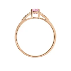 Bague Rio Argent Rose Oxyde De Zirconium