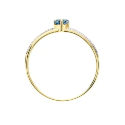 Bague Rory Or Jaune Topaze