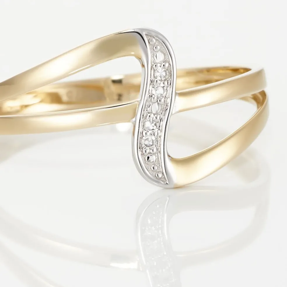 Bague Rosabelle Or Jaune Diamant