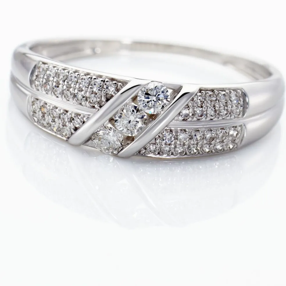 Bague Rosaleen Blanc Diamant Blanc Diamant