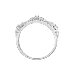 Bague Rosée Or Blanc Diamant