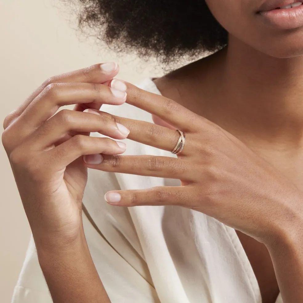 Bague Sabera Or Tricolore Diamant