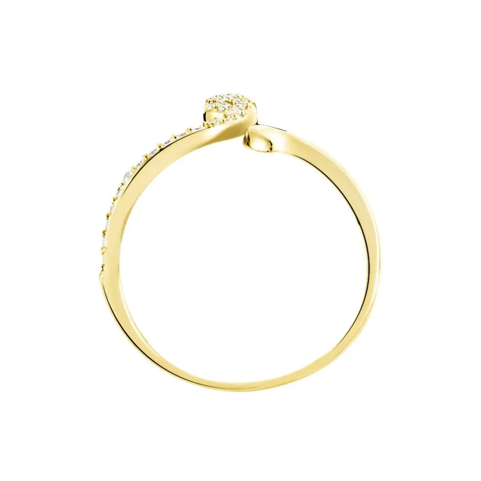 Bague Sabinka Or Jaune Oxyde De Zirconium
