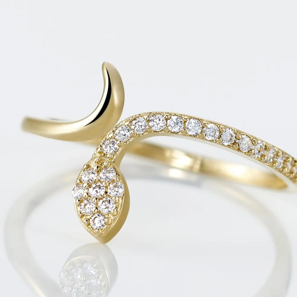 Bague Sabinka Or Jaune Oxyde De Zirconium