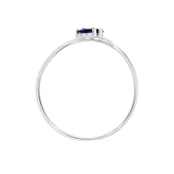 Bague Sakina Or Blanc Saphir