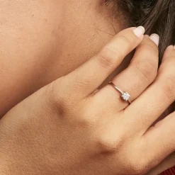 Bague Sandrine Or Blanc Diamant