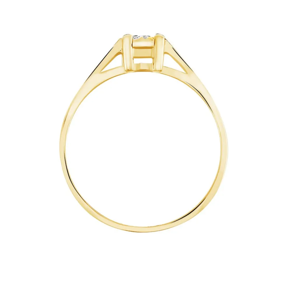 Bague Sandrine Or Jaune Diamant