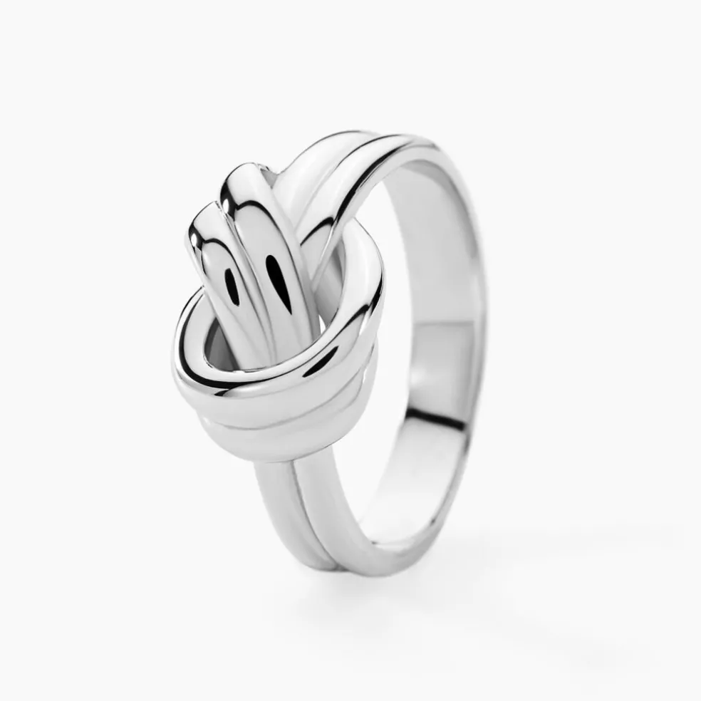 Bague Seasaidh Argent Blanc