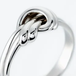 Bague Seasaidh Argent Blanc